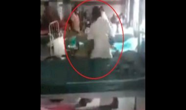 Medical negligence: Healthcare worker forcibly drags patient out of a wheelchair