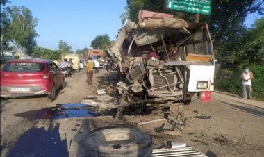 दिल दहला देने वाला सड़क हादसा, रोडवेज बसों की टक्कर, 6 लोगों की मौत