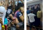 Video Viral : सोशल डिस्टेंसिंग की उड़ी धज्जियां, मुंबई लोकल में हो गई धक्का मुक्की