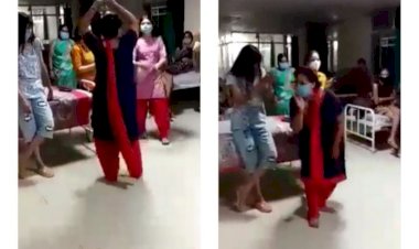 क्वारंटाइन सेंटर में महिला ने "कजरारे कजरारे" में किया जबरदस्त डांस, वायरल हो रहा है वीडियो