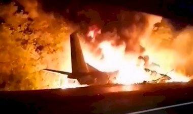 यूक्रेन में हुआ बड़ा हादसा, एयरफोर्स विमान हुआ दुर्घटनाग्रस्त, 22 लोगों की मौत, 6 लापता