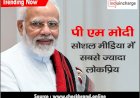 CheckBrand का खुलासा - देश में सोशल मीडिया पर सबसे लोकप्रिय नेता बने हुए हैं पीएम मोदी, तीन महीने में जुड़े 2100 से अधिक ट्रेंड
