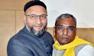 ओवैसी-राजभर की मुलाकात पर योगी सरकार के मंत्री बोले, देश तोड़ने वाले एक मंच पर