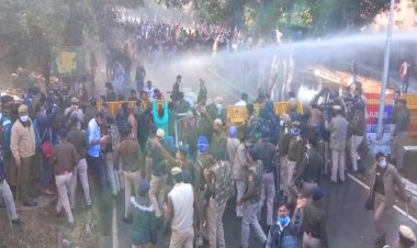 MP में किसानों के समर्थन में कांग्रेस का प्रदर्शन: पुलिस ने छोड़े आंसू गैस के गोले, दिग्विजय सहित 20 नेता गिरफ्तार