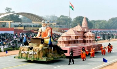 राजपथ की झांकी में उत्तर प्रदेश ने मारी बाजी, मिला पहला स्थान