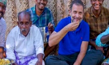 तमिलनाडु दौरे पर पहुंचे कांग्रेस नेता राहुल गांधी, खाई मशरूम बिरयानी, देखें वायरल वीडियो