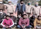 पपला के बाद पुलिस ने लॉरेंस गैंग पर कसी नकेल, 8 शातिर बदमाश गिरफ्तार