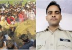 कासगंज हत्याकांड: शहीद देवेंद्र की 3 साल की बेटी ने दी मुखाग्नि, बेसुध हुईं मां-पत्नी