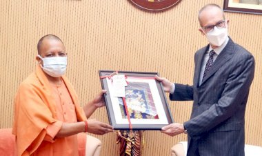 Switzerland के राजदूत हेकनर ने की CM योगी से मुलाकात, तारीफ में कही ये बड़ी बात