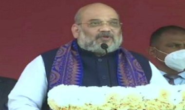 पीलीभीत में बोले अमित शाह- सपा ने घोषणा पत्र में किया था आतंकियों को छोड़ने का वादा