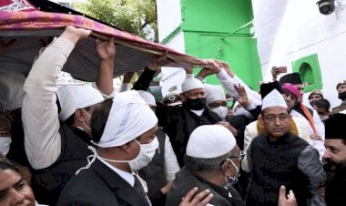 Khwaja Garib Nawaz में पेश हुई कांग्रेस अध्यक्ष सोनिया गाँधी की चादर, पढ़ा गया संदेश