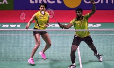 Swiss Open:  बैडमिंटन टूर्नामेंट के दूसरे दौर में  पहुंची आंध्र प्रदेश के रैंकीरेड्डी और अश्विन की जोड़ी