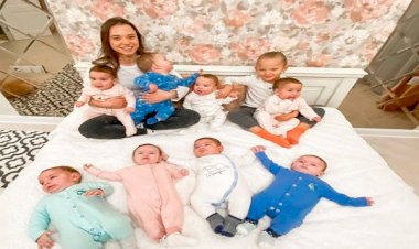 25 साल की महिला ने एक साथ दिए नौ बच्चों को जन्म, जानिए एक महीने बाद क्या हुआ हाल