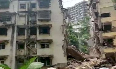 मुंबई में बड़ा हादसा,  पांच मंजिला इमारत का एक हिस्सा,  34 लोगों को बचाया गया
