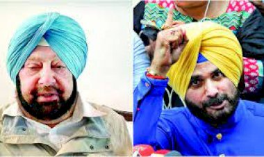 नवजोत सिंह सिद्धू ने श्रीहरमंदिर साहिब में टेका मत्था, अमरिंदर गुट में लगाई सेंध
