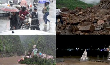 ऋषिकेश में लगातार बारिश के कारण नदियां उफान, कई वाहन नदी में गिरे, कई फंसे