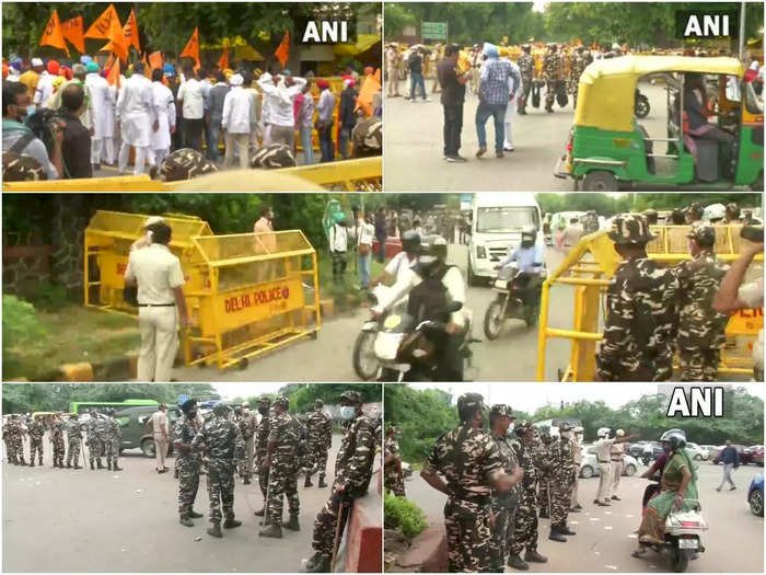 Farmer Protest : दिल्ली पुलिस ने कई जगहों पर की बैरिकेडिंग, रास्ते हुए बंद, धारा 144 लागू