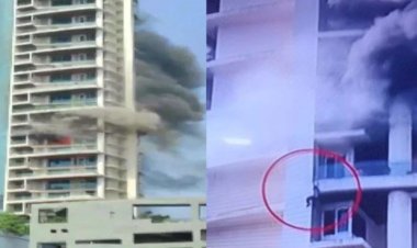 Mumbai News: 60 मंजिला अपार्टमेंट में लगी आग, बचने के लिए 19वीं मंजिल से कूदा शख्स, मौत