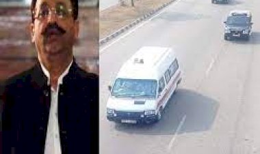 मुख्तार अंसारी को बांदा जेल से लखनऊ लाया जा रहा, रास्ते में खराब हुआ पुलिस काफिले का वज्र-वाहन
